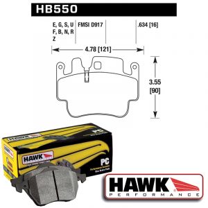 Hawk Performance Ceramic HB550Z-634