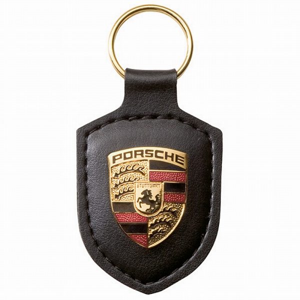 WAP 050 090 0E Porsche Crest Key Fob Black