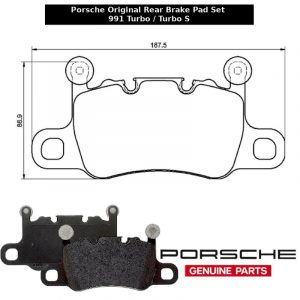 Porsche 991 Turbo Rear Pad Set 991 352 947 01
