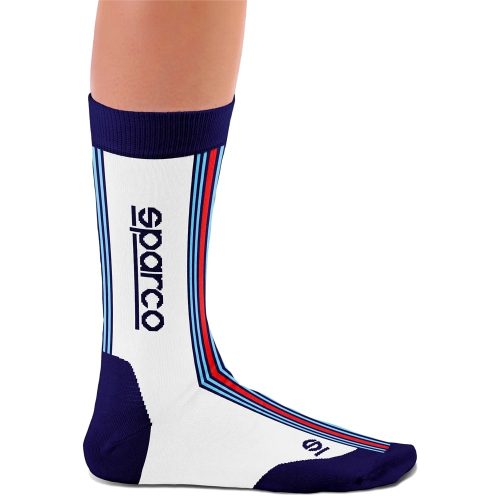 Sparco Martini Racing Socks White / Blue