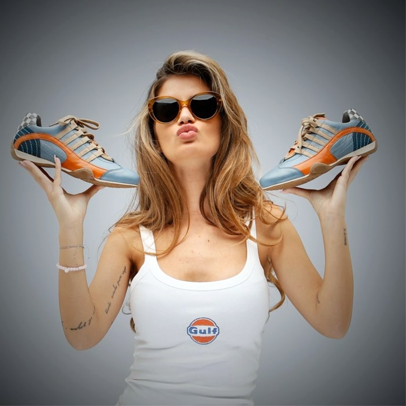 Grandprix Originals Ice Blue Lady Racing Sneaker