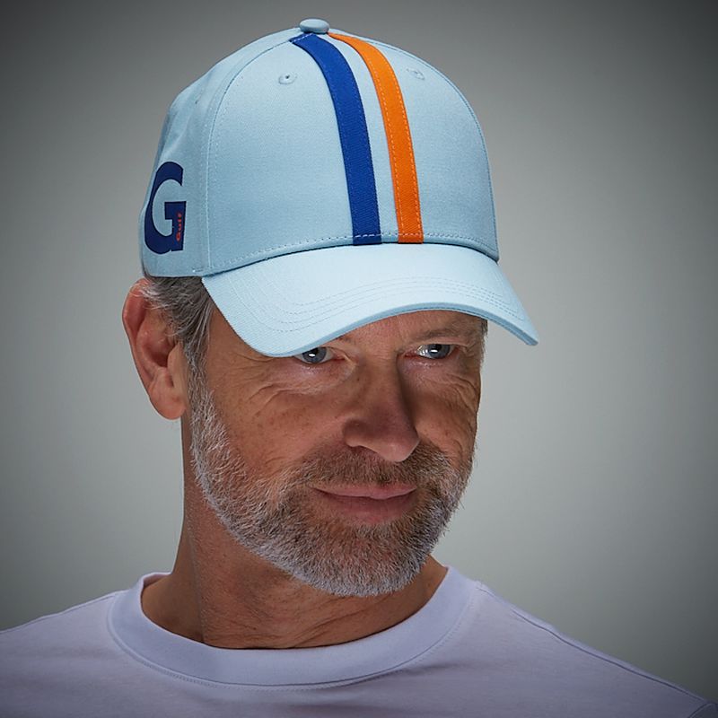 Grandprix Originals Gulf Striped Cap Light Blue