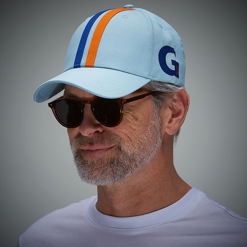 Grandprix Originals Gulf Striped Cap Light Blue